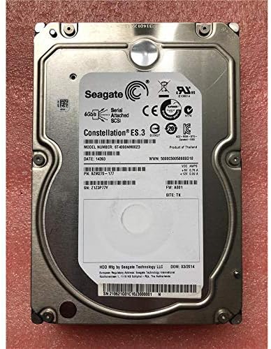 Pulled 529FG ST4000NM0023 4TB 3.5 7.2K 6Gb SAS Hard Drive