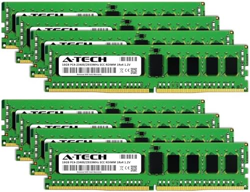 A-Tech 64GB Kit (2x32GB DDR4 3200MHz PC4-25600 ECC RDIMM 2Rx4 Dual Rank 1.2V ECC Registered DIMM 288-Pin Server & Workstation RAM Memory Upgrade Modules (A-Tech Enterprise Series