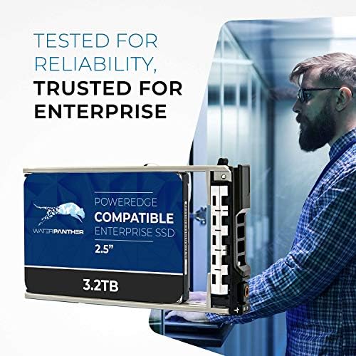 3.2TB SAS 12Gbps 2.5-Inch x 15mm Enterprise SSD in 13G Tray Compatible with Dell PowerEdge Servers 0J68N1 0X8F87 R330 R730XD R420 R920 R410 R515 (Renewed