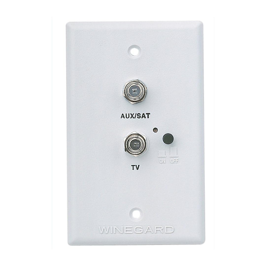 Winegard Co. RV-7542 Winegard White RV TV Satellite Jack Receptacle