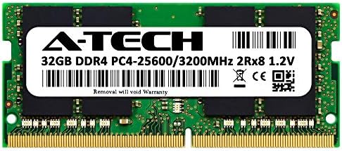 A-Tech 8GB DDR4 3200 MHz SODIMM PC4-25600 (PC4-3200AA CL22 Non-ECC Laptop RAM Memory Module