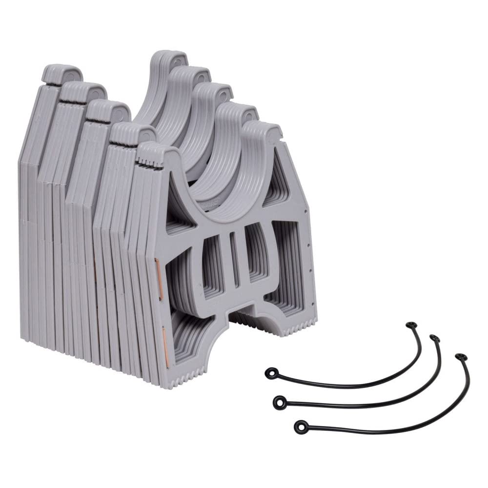 Valterra S1500G 15' Standard Slunky RV Drain Hose Support, Grey