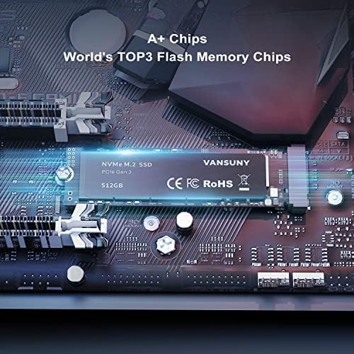 512GB NVMe M.2 Internal Solid State Drive PCIe 3.0 TLC M.2 SSD 3D NAND 2280 Speed up to 3400/2900MB/s Internal Solid State Hard Drive PCIe SSD