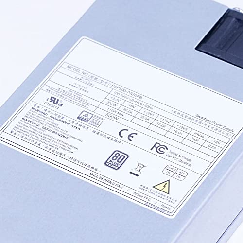 PSU for FSP 80plus Platinum 1U 500W Power Supply FSP500-70UDPB