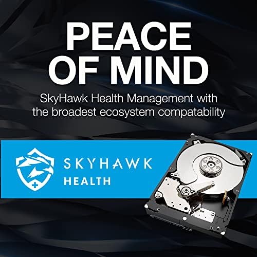 Seagate Skyhawk AI 16TB Video Internal Hard Drive HDD – 3.5 Inch SATA 6Gb/s 512MB Cache for DVR NVR Security Camera System with Drive Health Management and in-House Rescue Services (ST16000VE004
