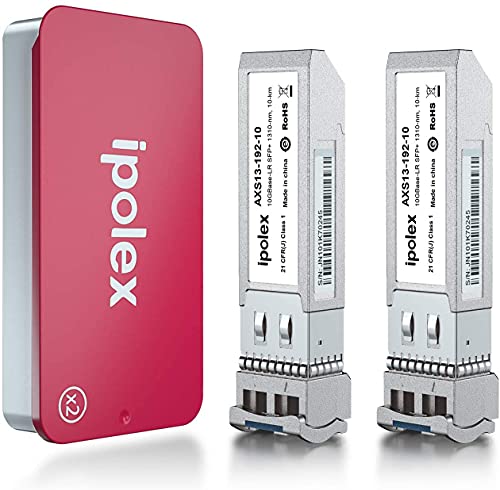 ipolex 1000Base-LX/LH SFP Transceiver, 1.25G SFP LC Fiber Module, Gigabit Single Mode Mini GBIC, 1310nm SMF, up to 20km, for Cisco GLC-LH-SMD, Ubiquiti UF-SM-1G, Meraki, TP-Link TL-SM311LS and More|B01EN33VN2