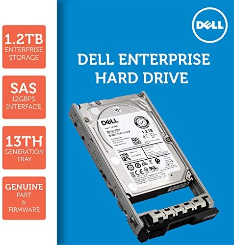 Dell 400-AJPD 1.2TB 10K SAS 12G 2.5” | 0G2G54 ST1200MM0099 Exos 10E2400 | PowerEdge HDD Enterprise Hard Drive in 13G Tray Bundle with Compatily Screwdriver Compatible with 463-7475 89D42 R730 T310