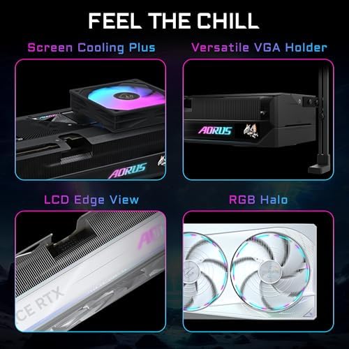 GIGABYTE GeForce RTX 5080 Gaming OC 16G Graphics Card, WINDFORCE Cooling System, 16GB 256-bit GDDR7, GV-N5080GAMING OC-16GD Video Card|B0DS2R6948