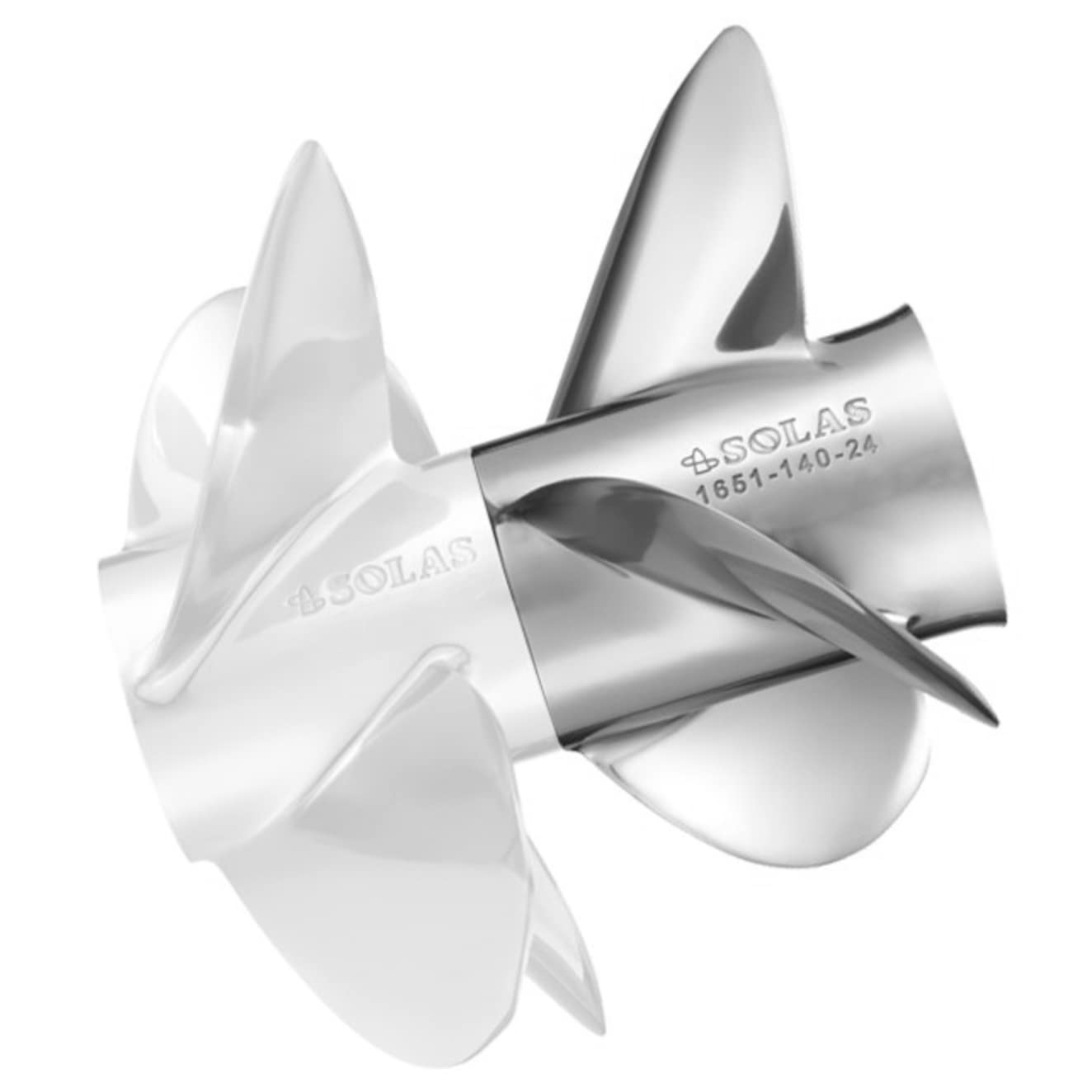 Solas Propeller 1651-143-22 Solas Dual Propeller for Mercruiser Bravo Three, SS, Rear