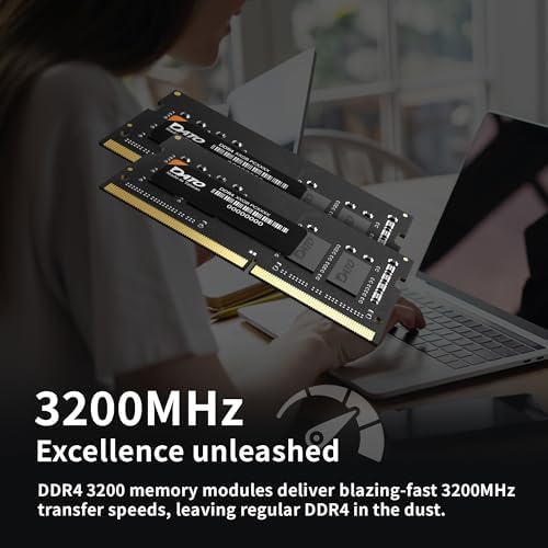 DATO 8GB RAM DDR4 3200MHz PC4-25600 CL22 SODIMM 1.2V 260-Pin Non-ECC SODIMM Laptop Notebook Memory Module|B0CHM62WLQ