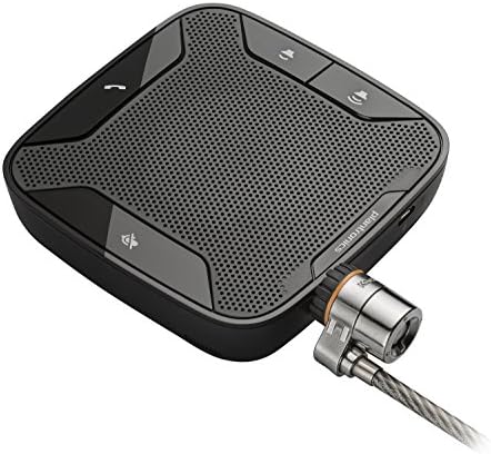 Plantronics Calisto 610-M Portable USB Speakerphone Optimized for Microsoft Lync, Skype and UC 201869-02,Black|B00SLP4VQK