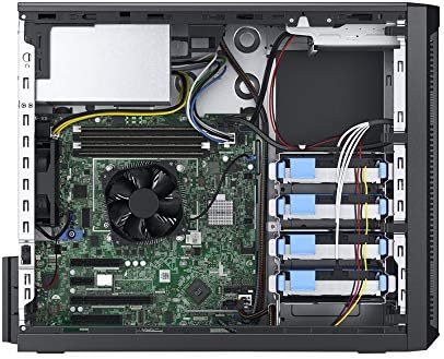 Dell PowerEdge T140 Mini Tower Server with Intel Xeon 3.3GHz CPU, 64GB DDR4 RAM, 16TB HDD Storage, RAID, Windows 2019 (Renewed
