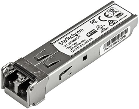 StarTech.com Cisco SFP-GE-T Compatible - Gigabit SFP - 10/100/1000 Mbps - RJ45 Port - 1000Base-T - Copper SFP - GBIC Module|B007UR0CZE