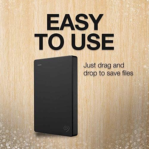 Seagate Portable 5TB External Hard Drive HDD – USB 3.0 for PC, Mac, PS4, & Xbox - 1-Year Rescue Service (STGX5000400, Black