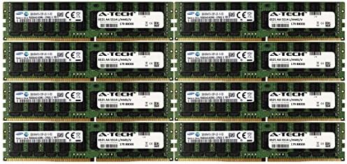 A-Tech Samsung IC DDR4 128GB Kit 4X 32GB 4Rx4 Load Reduced PC4-17000 2133MHz for PowerEdge R730xd R730 R630 T630 R430 R530 C4130 A7945725 SNPMMRR9C/32G Memory RAM