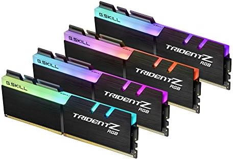 G.SKILL Trident Z RGB Series DDR4 RAM (XMP 128GB (4x32GB 3600MT/s CL18-22-22-42 1.35V Intel AMD Desktop Computer Memory U-DIMM (F4-3600C18Q-128GTZR