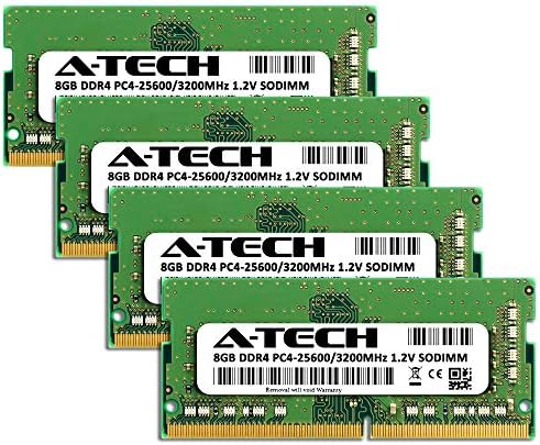 A-Tech 8GB DDR4 3200 MHz SODIMM PC4-25600 (PC4-3200AA CL22 Non-ECC Laptop RAM Memory Module