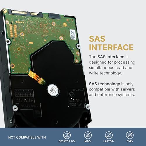 Western Digital Ultrastar DC HC530 WUH721414AL4204 0F31002 14TB SAS 12Gb/s 4Kn 3.5in Enterprise Hard Drive (Renewed