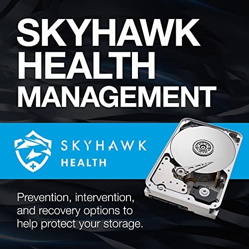 Seagate Skyhawk AI 16TB Video Internal Hard Drive HDD – 3.5 Inch SATA 6Gb/s 512MB Cache for DVR NVR Security Camera System with Drive Health Management and in-House Rescue Services (ST16000VE004