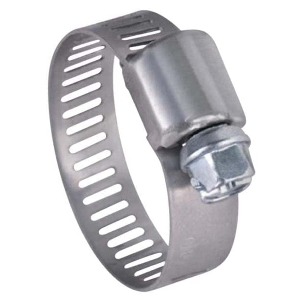 Seachoice 50-23368 233768 Plated Screw Hose Clamps, 1/2" Band, Size #24, 10/Bx