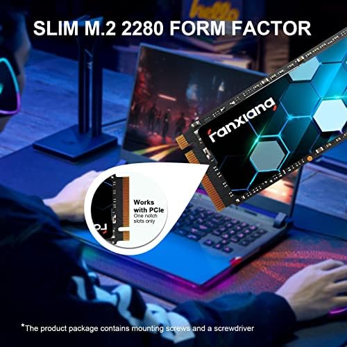 S500 Pro 512GB NVMe SSD M.2 PCIe Gen3x4 2280 Internal Solid State Drive, SLC Cache 3D NAND TLC, Up to 3200MB/s, Compatible with Laptop and PC Desktops(Black