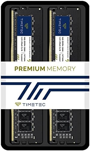 Timetec Premium 32GB KIT(2x16GB) DDR4 2666MHz PC4-21300 Non-ECC Unbuffered 1.2V CL19 2Rx8288 Pin UDIMM Desktop Memory RAM(32GB KIT(2x16GB))|B0FXFMJVBK