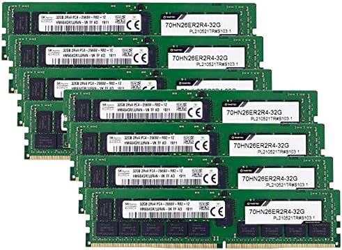 Timetec 64GB Kit (2x32GB) DDR4 2666MHz PC4-21300 Registered ECC 1.2V CL19 2Rx4 Dual Rank 288 Pin RDIMM Server Memory RAM Module Upgrade (64GB Kit (2x32GB))|B07B3Z8ZSN
