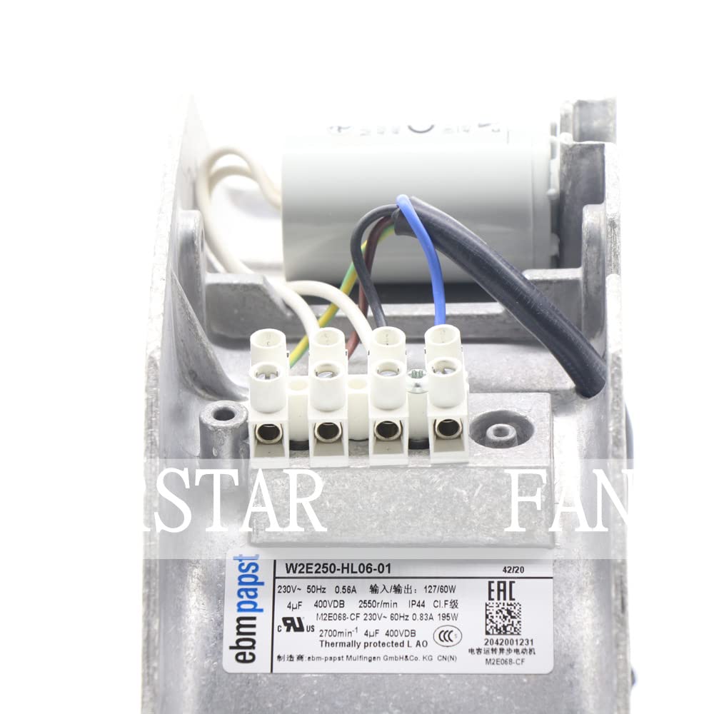W2E250-HL06-01 Fan M2E068-CF AC 230V 127W 280X80MM Cooling Fan EBMPASPT