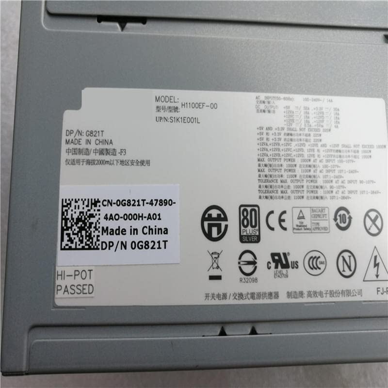 PSU for Precision T7400 T7500 1100W Switching Power Supply H1100EF-00 N1100EF-00 G821T NPS-1100BB A - aloinfousa.com