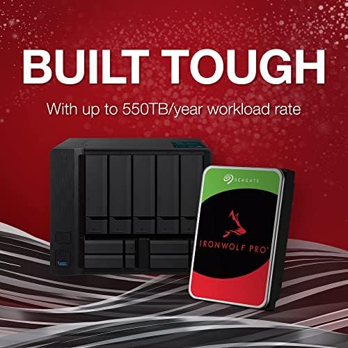 Seagate IronWolf Pro 24TB Enterprise NAS Internal HDD Hard Drive – CMR 3.5 Inch SATA 6Gb/s 7200 RPM 512MB Cache for RAID Network Attached Storage, Rescue Services (ST24000NT002)|B0CSPCFKR9