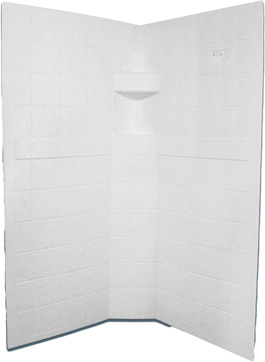 Specialty Recreation NSW3434W Neo Shower Wall, 34" x 34" x 67", White