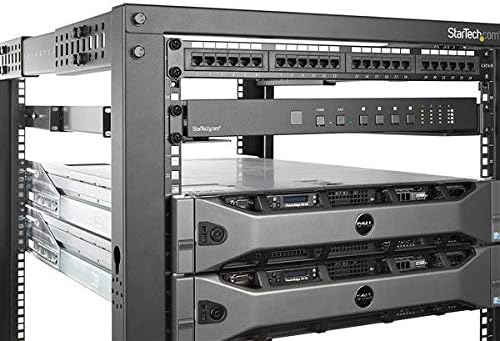 StarTech.com 1U 19 inch Server Rack Rails - 24-36 inch Adjustable Depth - Universal 4 Post Rack Mount Rails - Network Equipment/Server/UPS Mounting Rail Kit HPE ProLiant Dell PowerEdge (UNIRAILS1UB)|B083N35SCZ