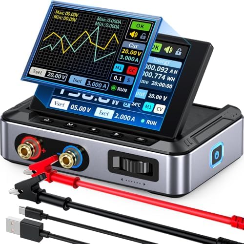 DPS-150 DC Power Supply Variable, 30V 5A Adjustable DC CNC Power Supply with 4-Digit IPS Display, <20mV Power Ripple, PD/QC/DC Input, PC Programmable Switching Power Supply (NO Power Adapter