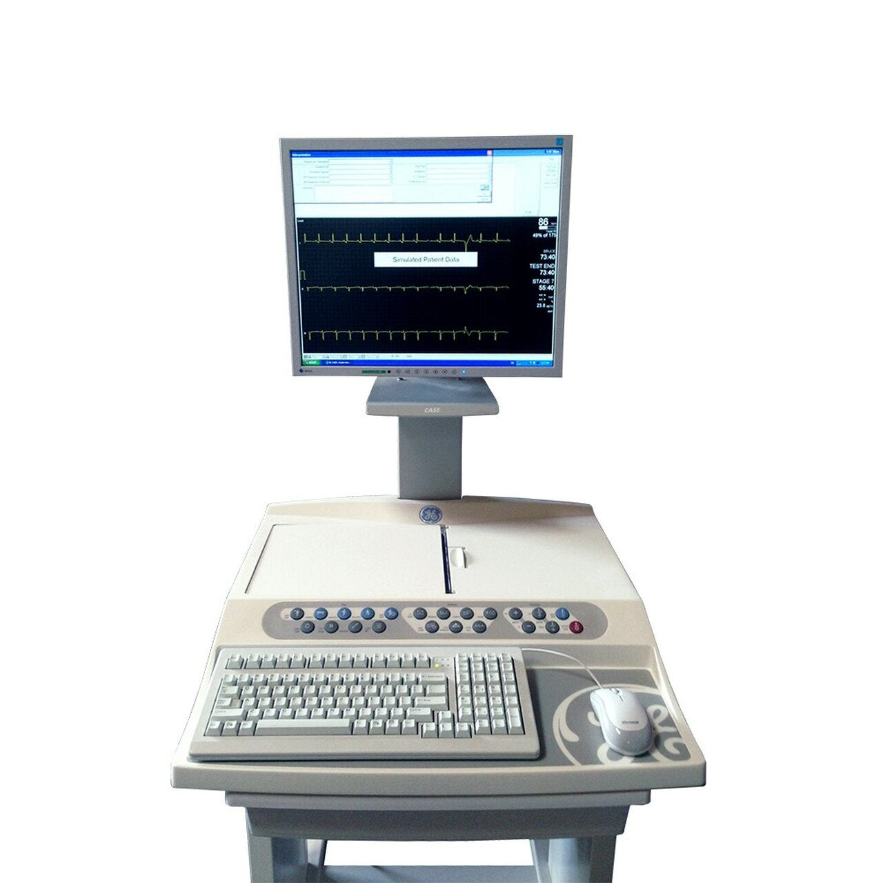 Refurbished GE CASE 6.73 (w/ Windows 10 Stress Test Controller & T-2100 Stress Treadmill