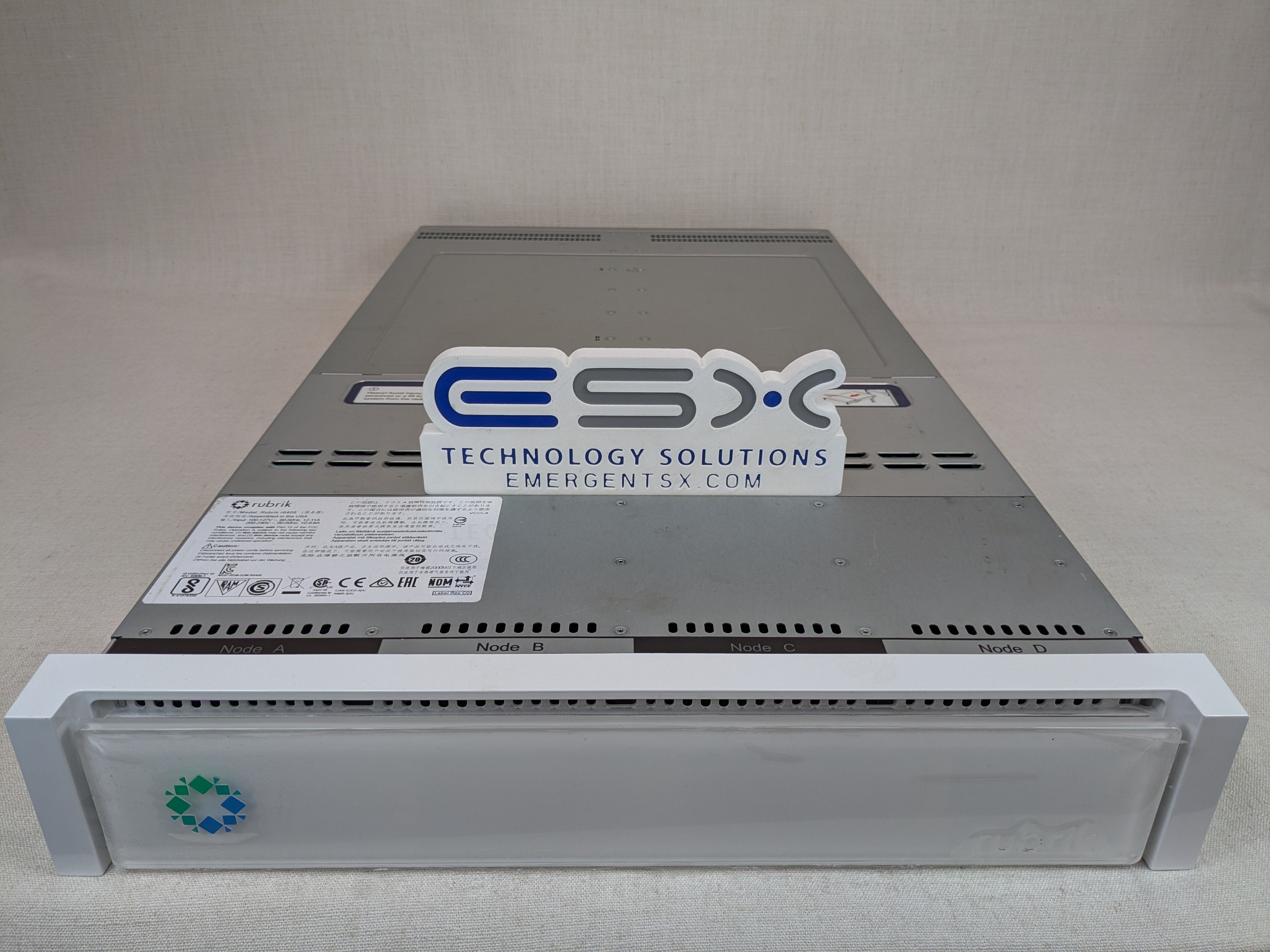 Rubrik R6408 / Supermicro 2U 12x 3.5" 4 Node CTO Server Chassis 4x X10DRT-B+