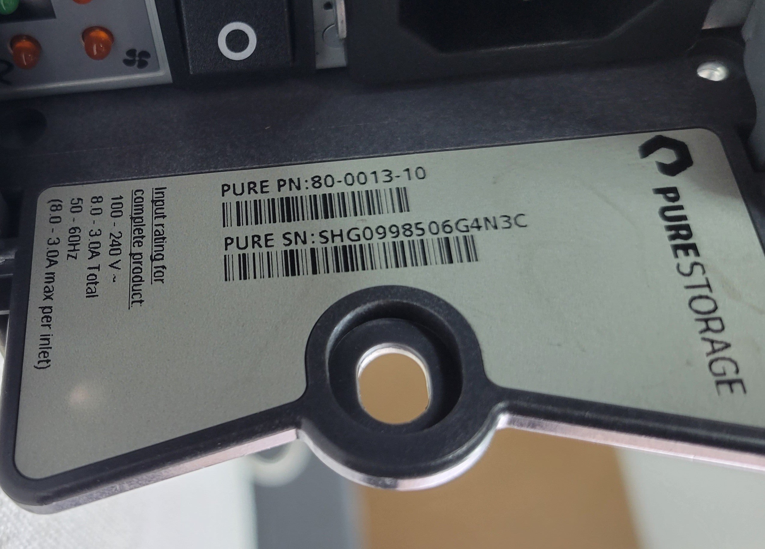 PureStorage 6TB expansion shelf – PN: 80-0013 - 22x 256GB & 2x 512GB SSD