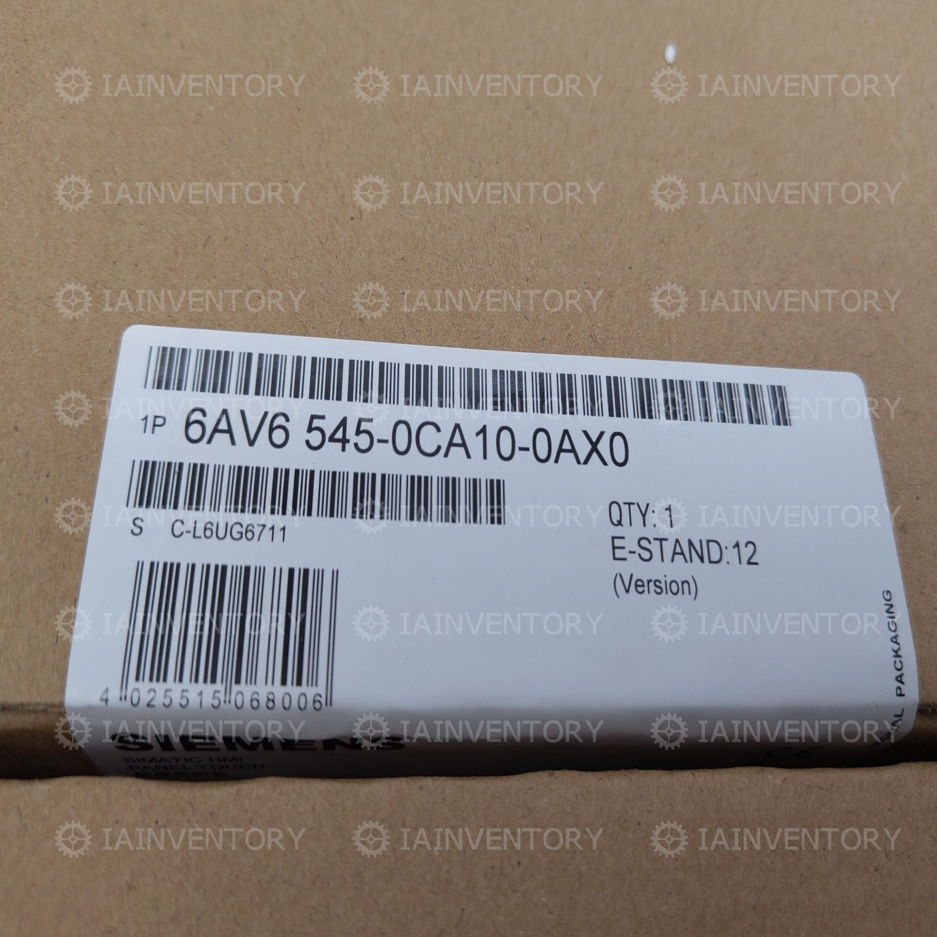 Siemens 6AV6545-0CA10-0AX0 6AV6 545-0CA10-0AX0