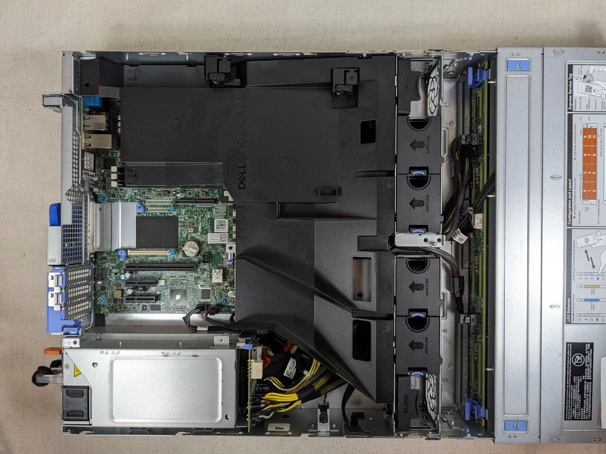 Dell PowerEdge R540 12x 3.5” 2U CTO Server - 2x Heatsink, 2x 750W, iDRAC