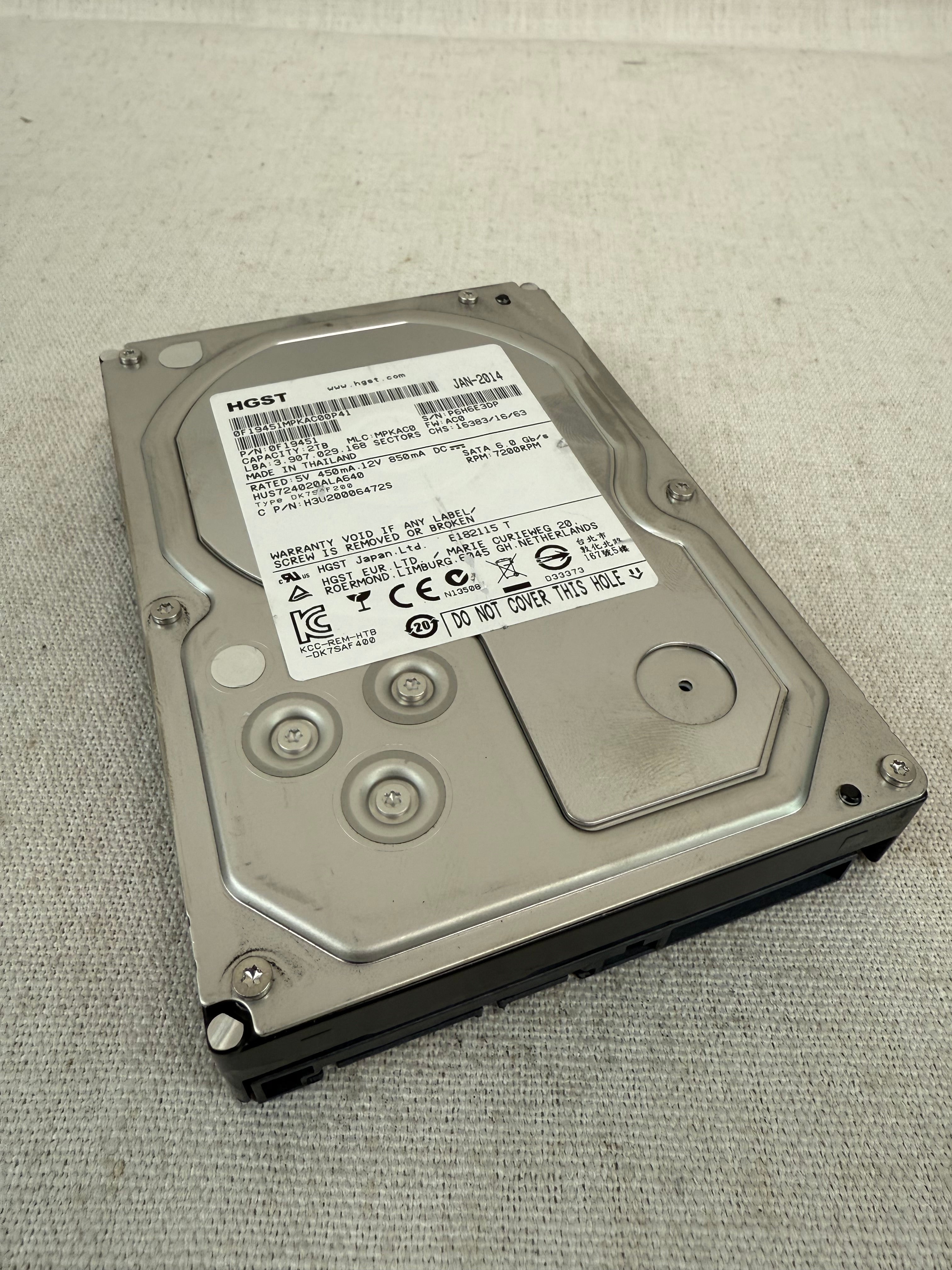 EMC-Isilon 2TB 7.2K 6GB/s 3.5" SATA HDD with tray - PN: 0F19451