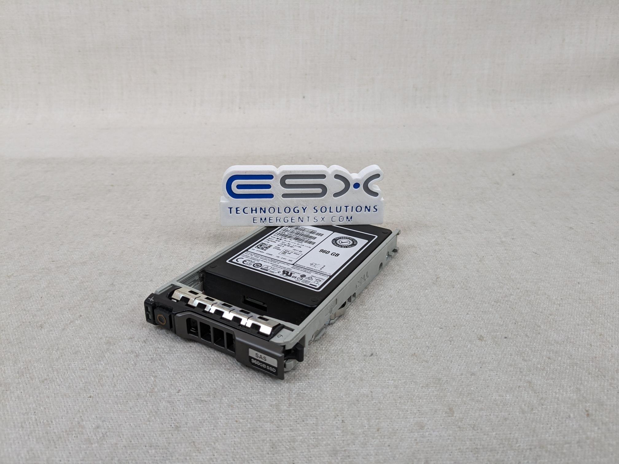 Dell 7FNRX 960GB 12Gb/s 2.5” SAS Read Intensive SSD Samsung PM1633a MZ-ILS960B