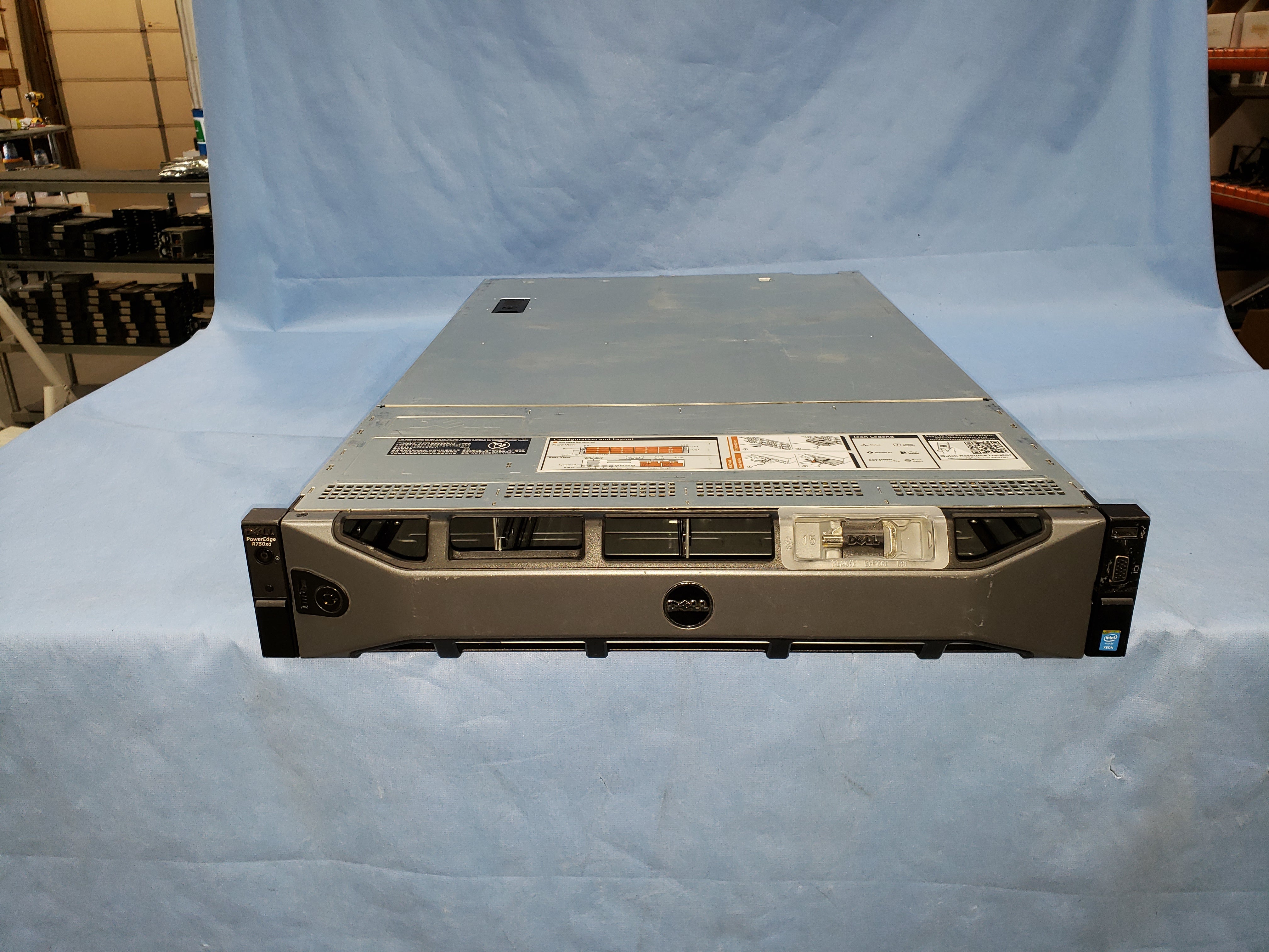 PowerEdge R730XD Server 2x 10 Core E5-2660v3 2.6GHz 256GB 24x 1.6TB SSD 10GBE