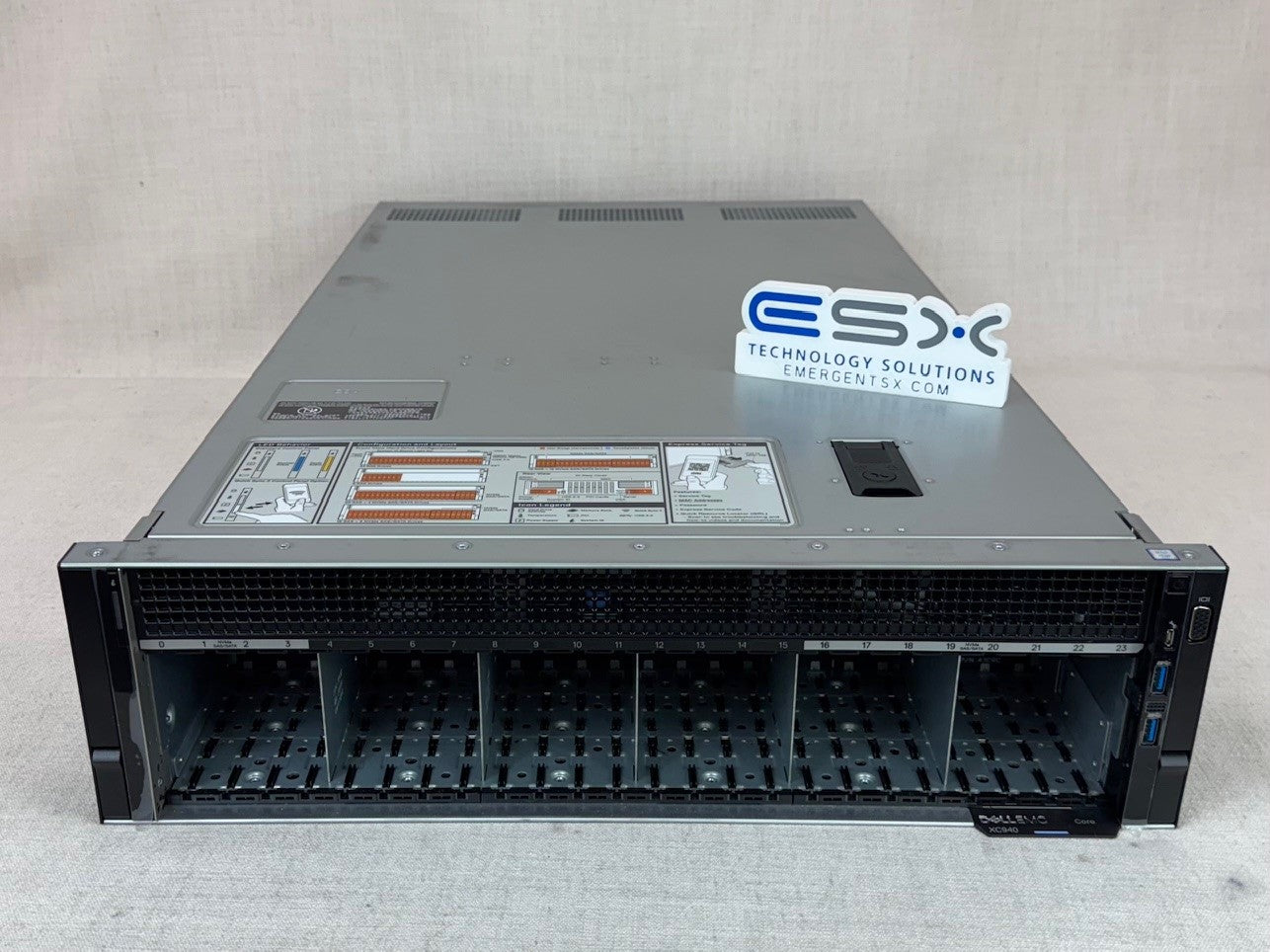Dell PowerEdge XC940 24x 2.5" Server- 4x 24C Platinum 8268 2.9GHz, 128GB, HBA330