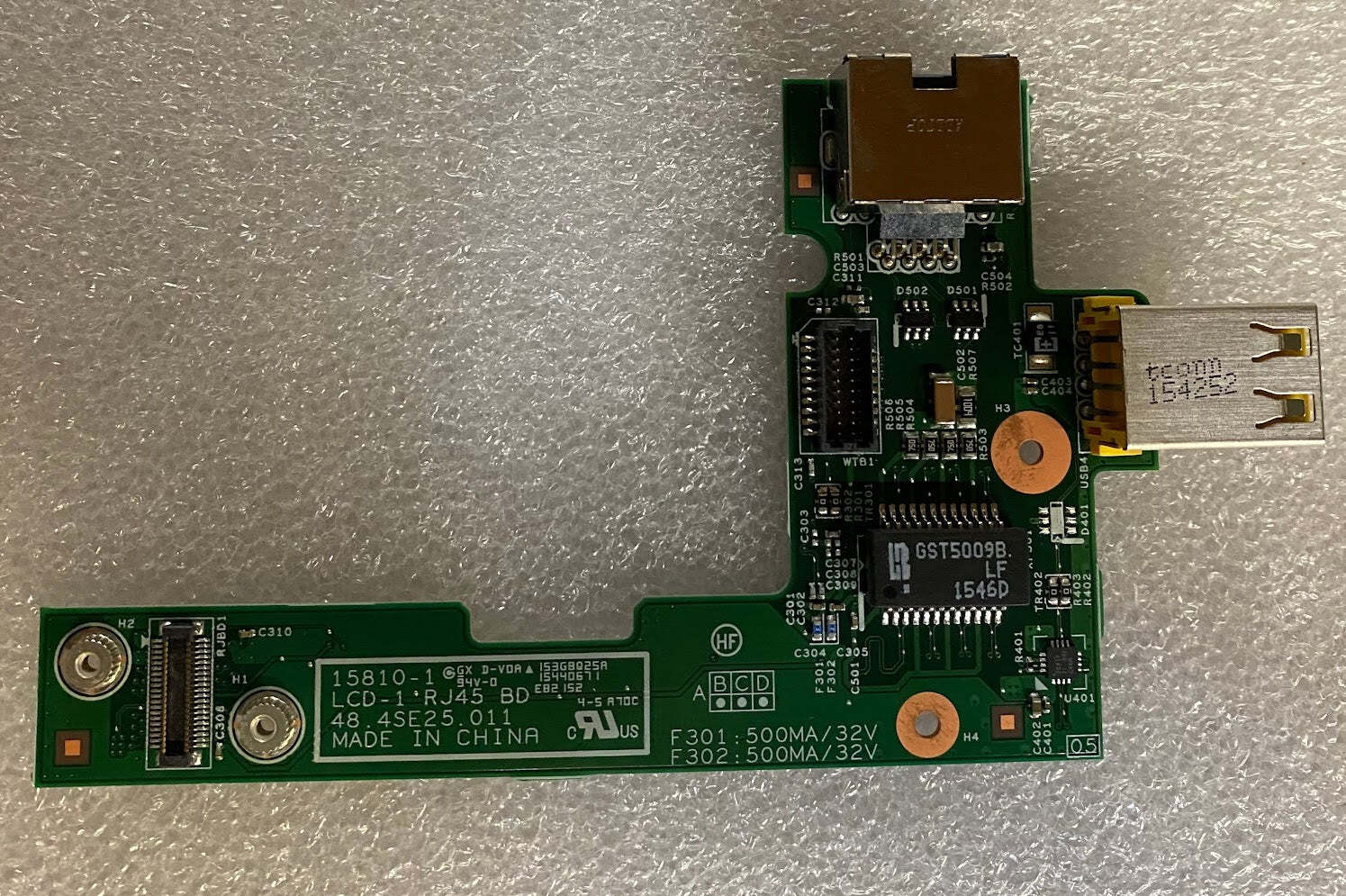 Lenovo 04W3743 L430 USB Board - Rear View | Alo Tech Solutions