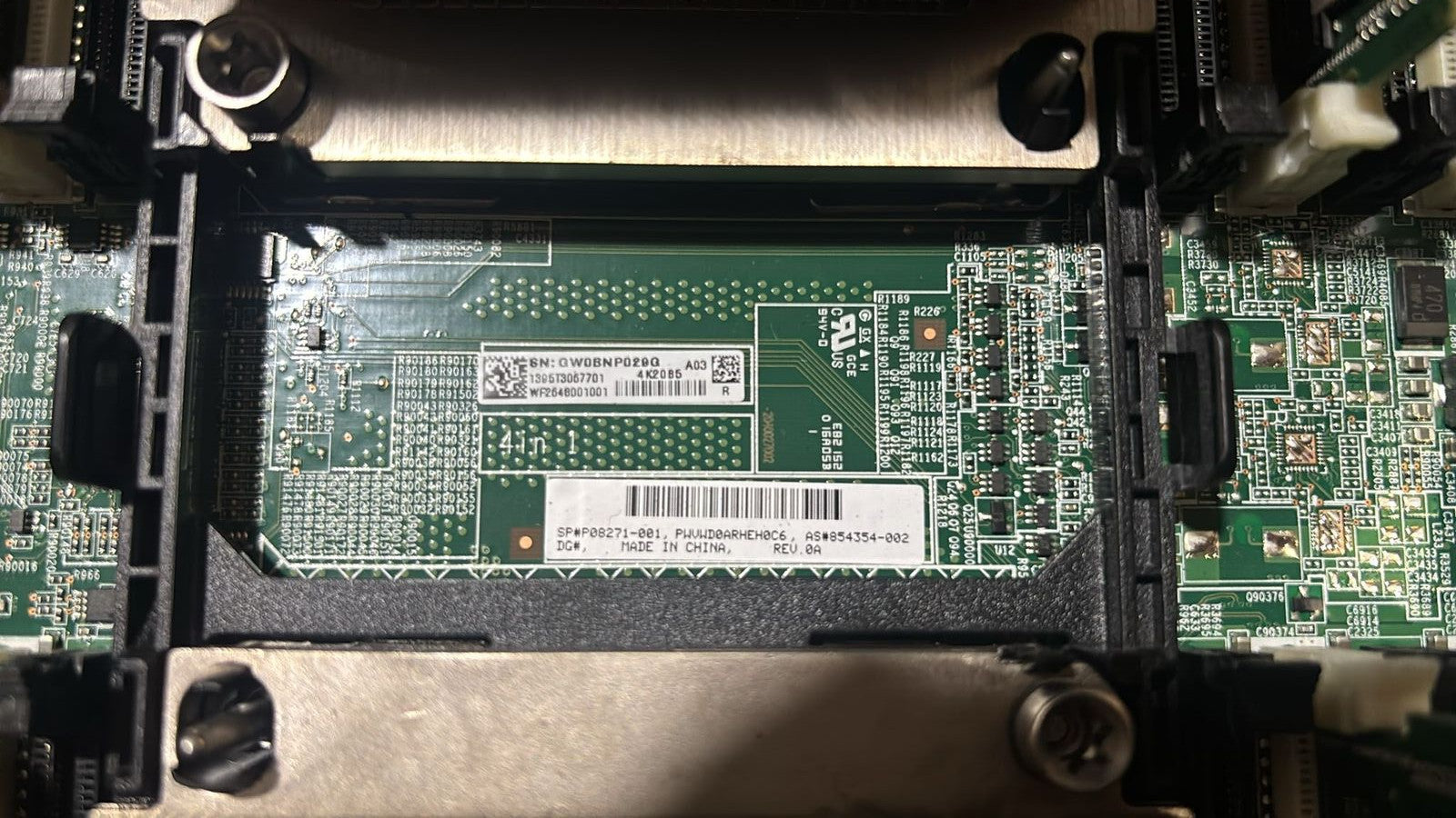 HPE P08271-001 Synergy 480 Gen10 System Board 854354-002 with SRFBM