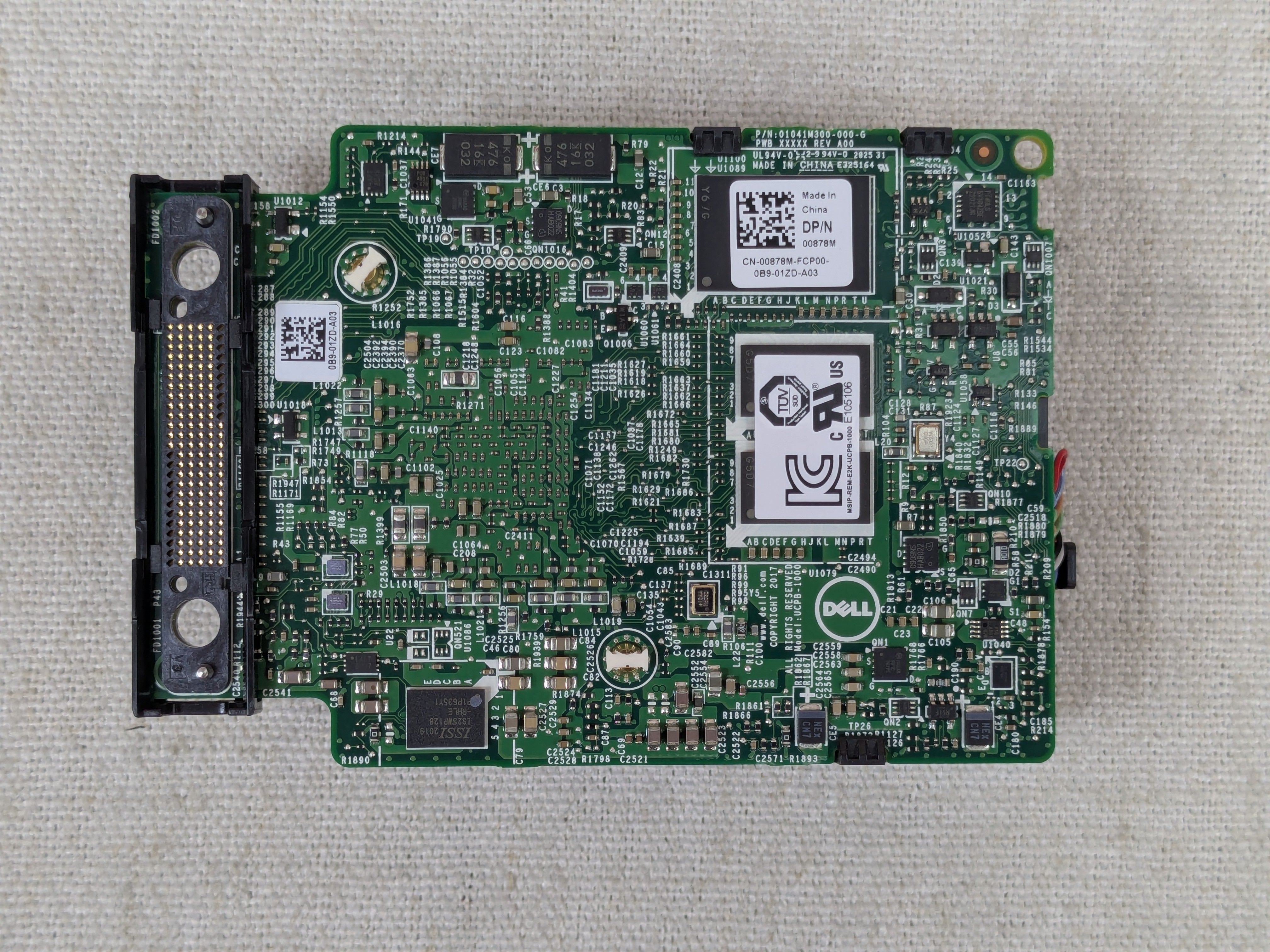 Dell 0878M PERC H740p 8GB BBU Cache Mini Mono RAID Controller 12Gb/s SAS