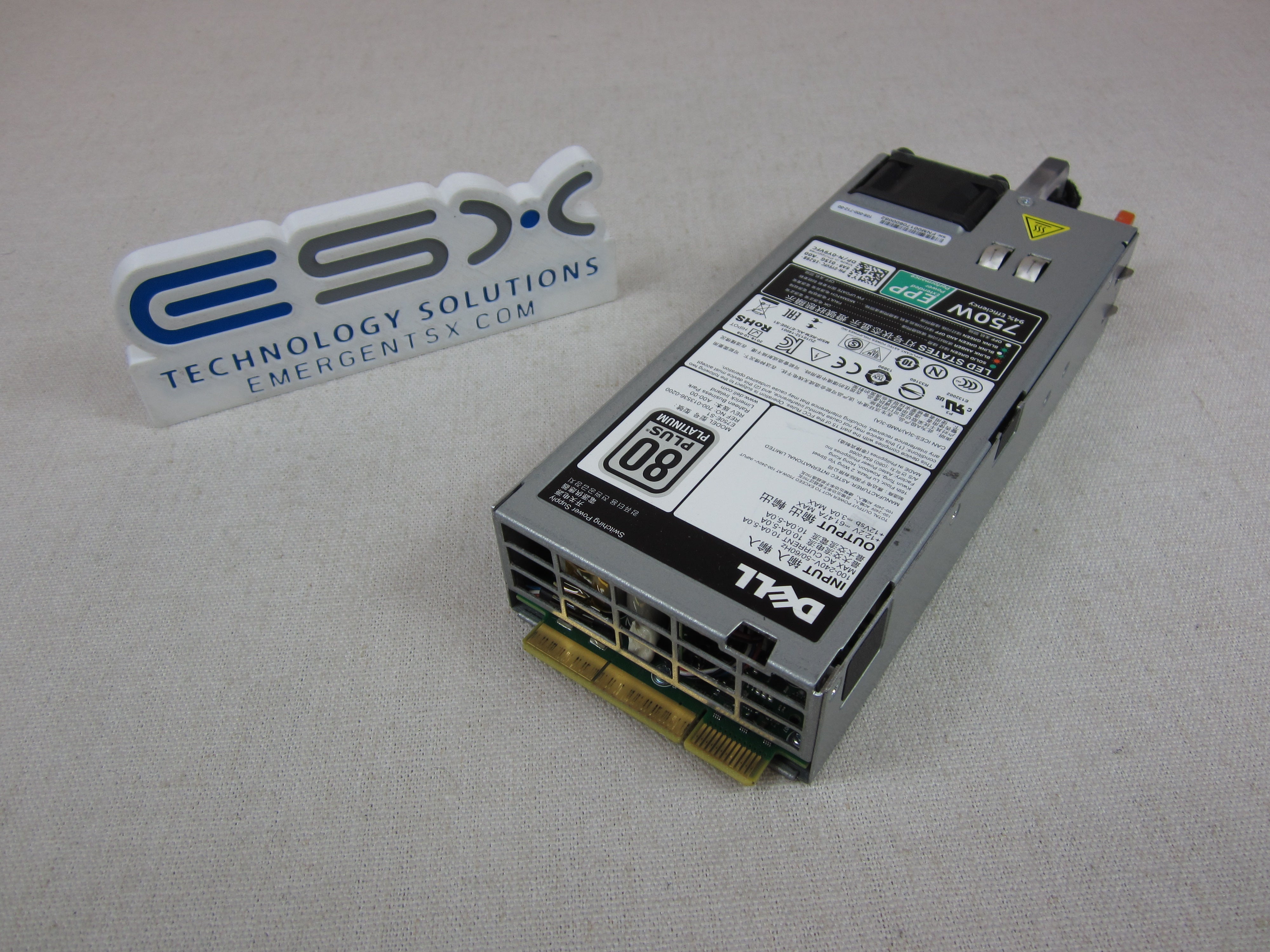 Dell Y9VFC 750W 80+ Platinum Power Supply Module PowerEdge R630 R730 R640 R740