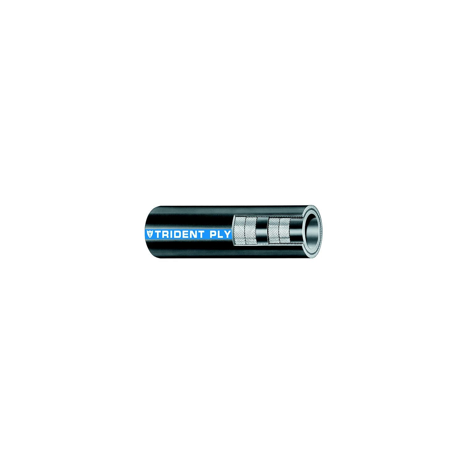 Trident Marine 110-0344-1B Trident Ply Soft Wall Water Hose, 3/4 x 12.5'
