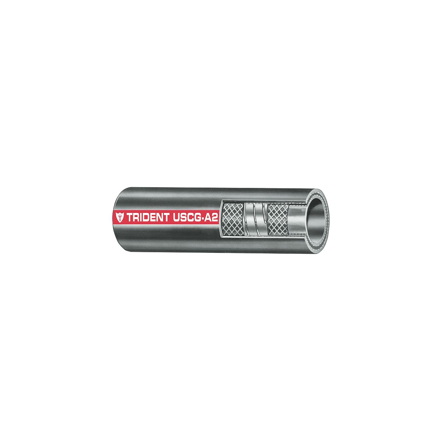 Trident Marine 327-0346 Trident Type A2 Fuel Fill Hose, 3/4" x 50'