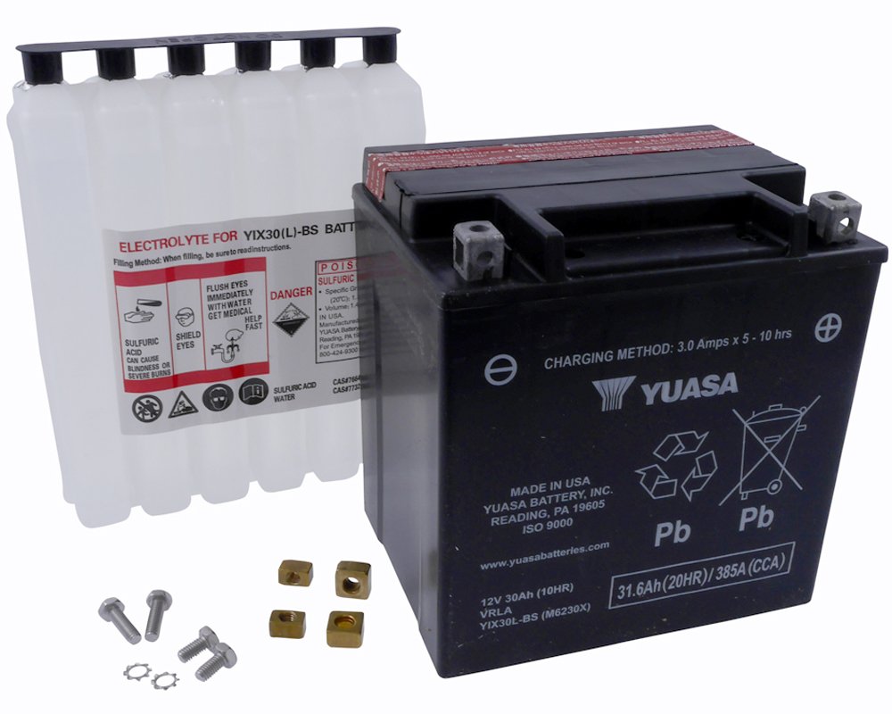 Yuasa Battery Inc. YUAM6230X Yuasa YIX30LBS Maintenance Free Battery Fresh Pack