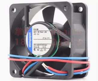 ebmpapst 614NHH FAN AXIAL 60X25.4MM 24VDC WIRE